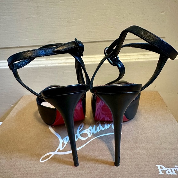 Christian louboutin Jenlove alta 120 kid in black - Picture 4 of 9